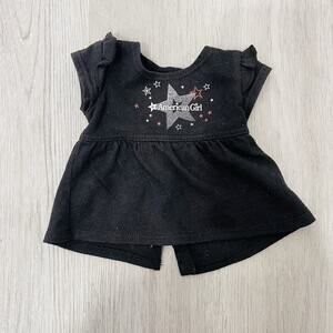 american girl Babydoll black dress